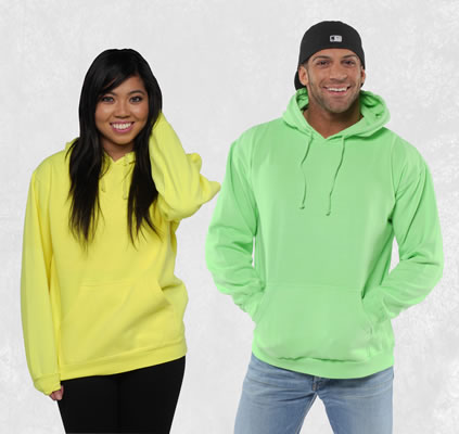 Neon Hooded Sweatshirt